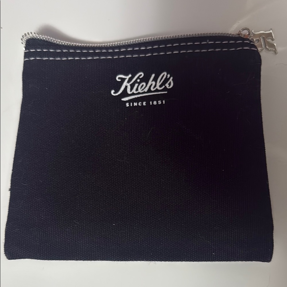 Kiehl's Black Canvas Pouch